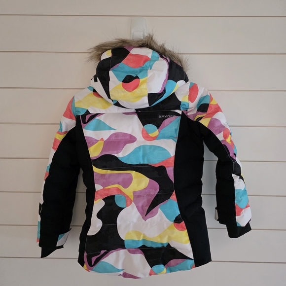 Spyder Multicolor Kids Two Piece Ski Suit - Picture 2 of 15